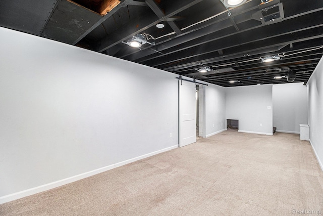 1508 Gardenia Ave, Royal Oak, MI 48067 - finished below grade area featuring carpet and baseboards