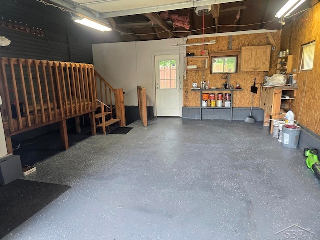 425 Wright St, Breckenridge, MI 48615 - garage with a garage door opener