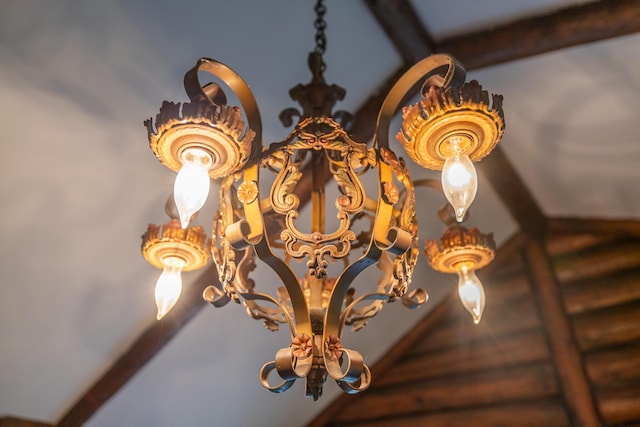 5436 Strawberry Lake Rd, Whitmore Lake, MI 48189 - detailed view of beam ceiling