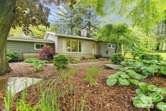 9409 Whitneyville Ave SE, Alto, MI 49302 - view of front of property featuring a chimney