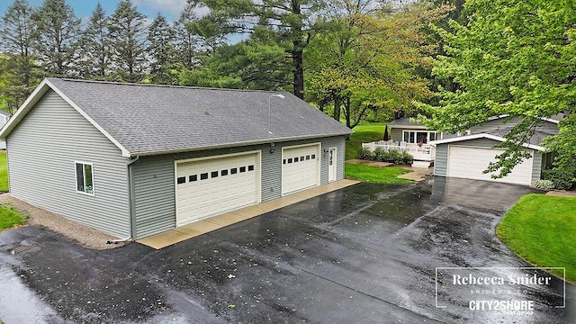 9409 Whitneyville Ave SE, Alto, MI 49302 - view of detached garage
