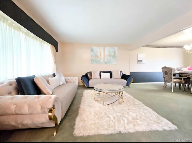 31929 Cambridge Dr, Clinton Township, MI 48093 - carpeted living area featuring baseboards