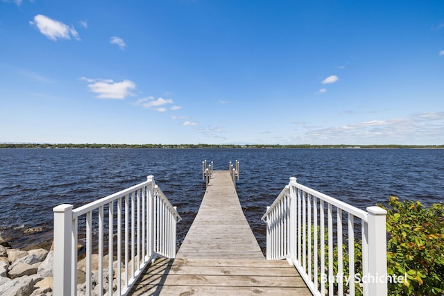 334 Terrace Point Cir Unit 33, Muskegon, MI 49440 - dock featuring a water view
