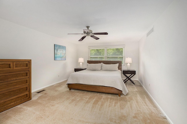 3509 Sulgrave Pl, Ann Arbor, MI 48105 - bedroom featuring light colored carpet, baseboards, and a ceiling fan