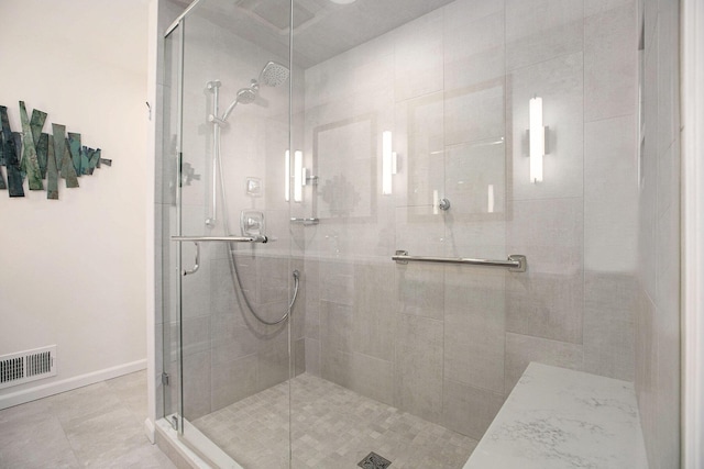 3509 Sulgrave Pl, Ann Arbor, MI 48105 - bathroom with a shower stall and baseboards