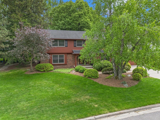 3509 Sulgrave Pl, Ann Arbor, MI 48105 - view of front of home with a front lawn