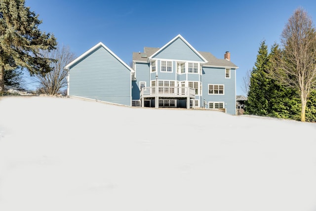 2184 Winters Way, Saint Joseph, MI 49085 - back of house featuring a chimney