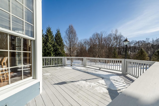 2184 Winters Way, Saint Joseph, MI 49085 - wooden terrace with view of scattered trees