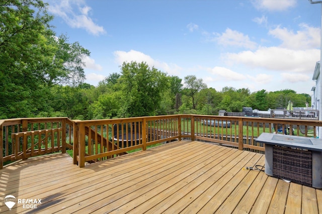 9416 Sunrise Ln, Davison, MI 48423 - view of deck
