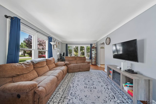 962 Vine St, Adrian, MI 49221 - living area featuring wood finished floors