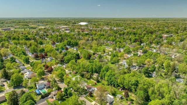 962 Vine St, Adrian, MI 49221 - aerial view of property's location featuring a heavily wooded area