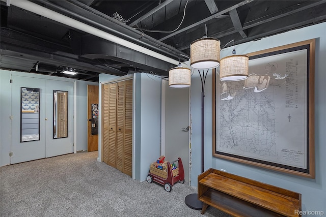 717 N Vermont Ave, Royal Oak, MI 48067 - basement featuring carpet floors