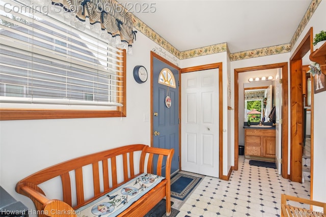 3414 Gregory Rd, Lake Orion, MI 48359 - entryway with light floors