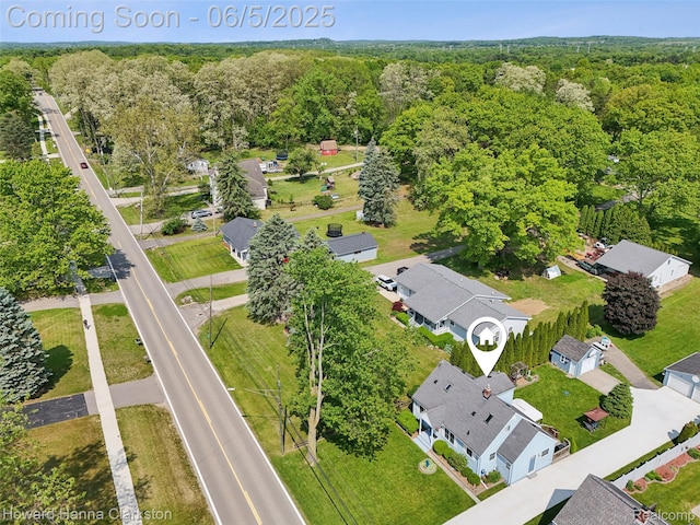 3414 Gregory Rd, Lake Orion, MI 48359 - bird's eye view of a forest