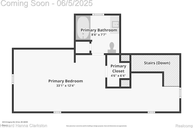 3414 Gregory Rd, Lake Orion, MI 48359 - property floor plan