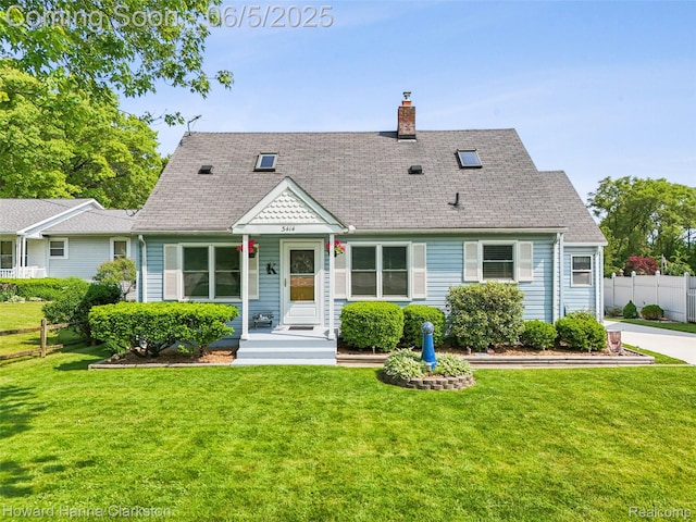 3414 Gregory Rd, Lake Orion, MI 48359 - view of front of house featuring a chimney and roof with shingles