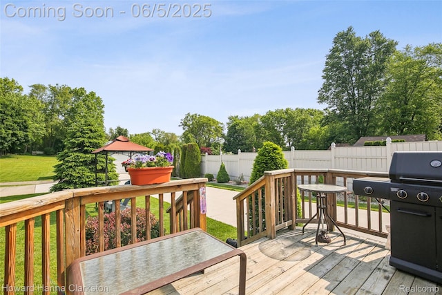3414 Gregory Rd, Lake Orion, MI 48359 - wooden terrace featuring view of scattered trees