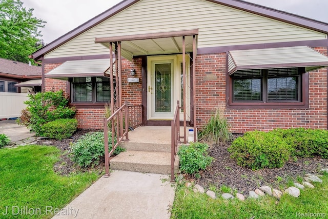 40807 Newport Dr, Plymouth, MI 48170 - view of front facade with brick siding