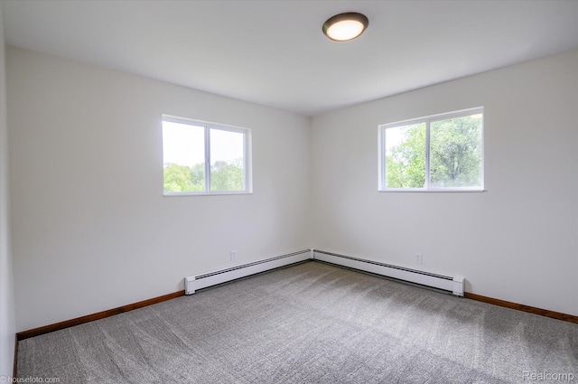 2680 N Lake George Rd, Metamora, MI 48455 - empty room featuring healthy amount of natural light, carpet floors, and baseboards