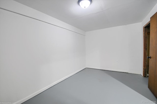 2680 N Lake George Rd, Metamora, MI 48455 - empty room with finished concrete floors