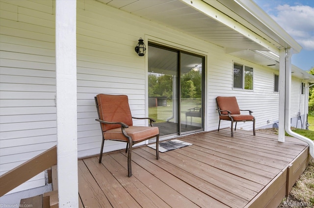 2680 N Lake George Rd, Metamora, MI 48455 - view of wooden deck