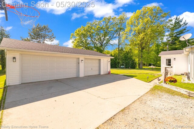 3889 Wadhams Rd, Clyde, MI 48049 - view of detached garage