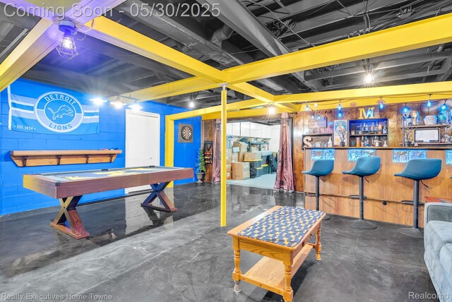 3889 Wadhams Rd, Clyde, MI 48049 - game room featuring pool table