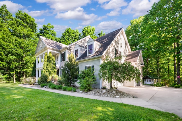 1796 Stockbridge Path, Saint Joseph, MI 49085 - view of front of property with driveway and a front yard