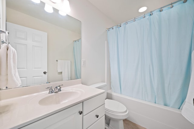 1796 Stockbridge Path, Saint Joseph, MI 49085 - full bath with toilet, vanity, and shower / bath combination with curtain