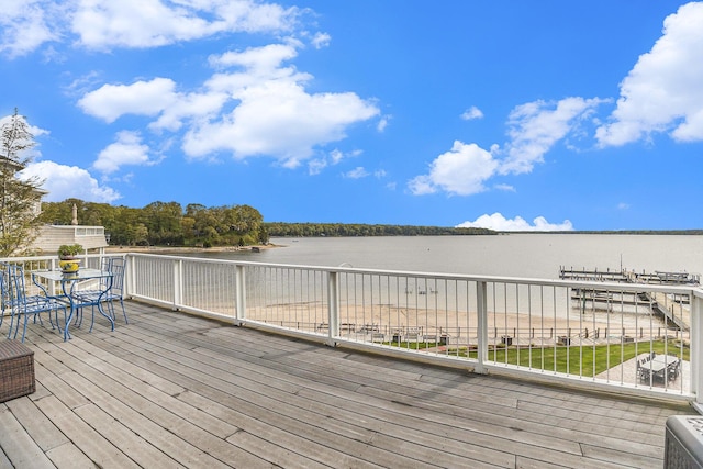 6180 Murray Rd Unit 301, Whitehall, MI 49461 - deck with a water view