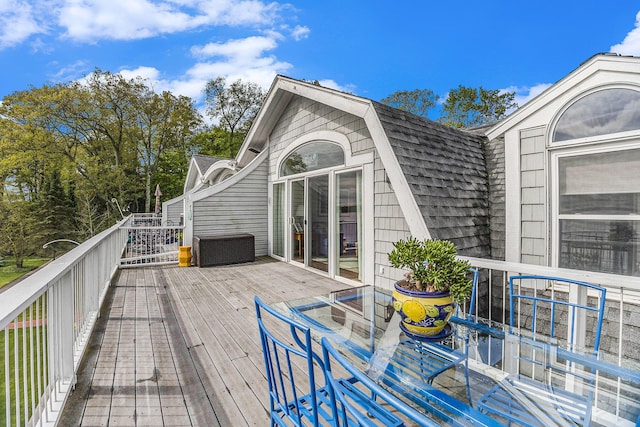 6180 Murray Rd Unit 301, Whitehall, MI 49461 - view of wooden deck
