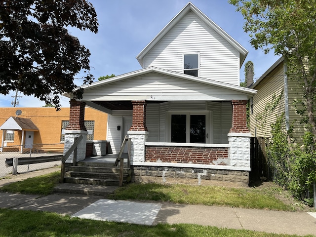 911 Muskegon Ave NW, Grand Rapids, MI 49504 - view of front facade with covered porch