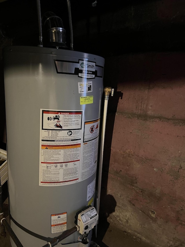 911 Muskegon Ave NW, Grand Rapids, MI 49504 - utility room with gas water heater