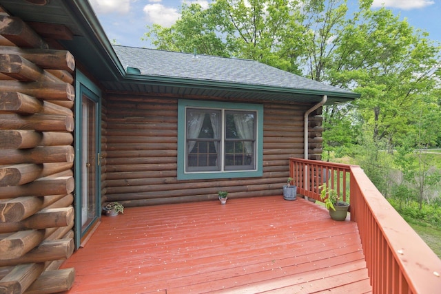 1750 Fox Rd, Jackson, MI 49201 - view of wooden deck