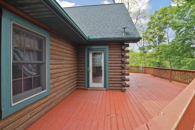 1750 Fox Rd, Jackson, MI 49201 - view of wooden deck