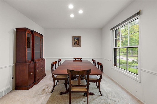 4948 Hardwoods Dr, West Bloomfield, MI 48323 - dining room with light colored carpet and recessed lighting
