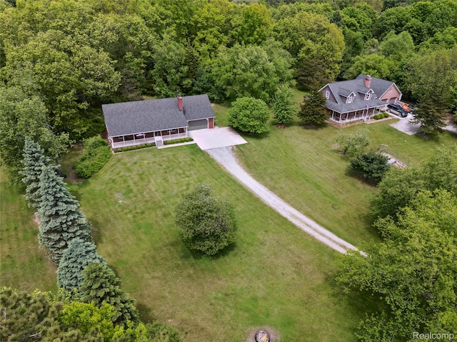 1330 Evergreen, Milford, MI 48380 - view of subject property featuring a forest