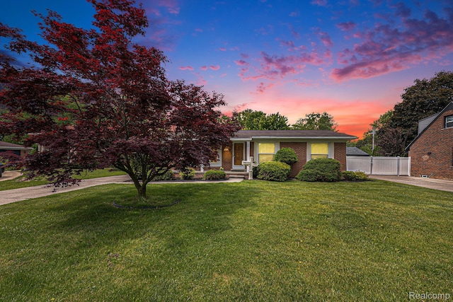 6439 Rockdale Ct, Dearborn Heights, MI 48127 - view of front of house with driveway and brick siding
