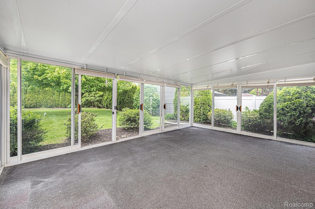 6439 Rockdale Ct, Dearborn Heights, MI 48127 - unfurnished sunroom with carpet