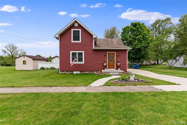 306 Hamilton St, Byron, MI 48418 - view of front facade with a shingled roof