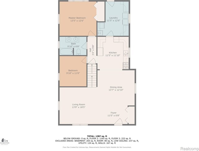 306 Hamilton St, Byron, MI 48418 - room layout