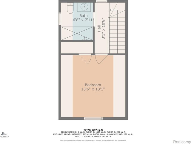 306 Hamilton St, Byron, MI 48418 - room layout