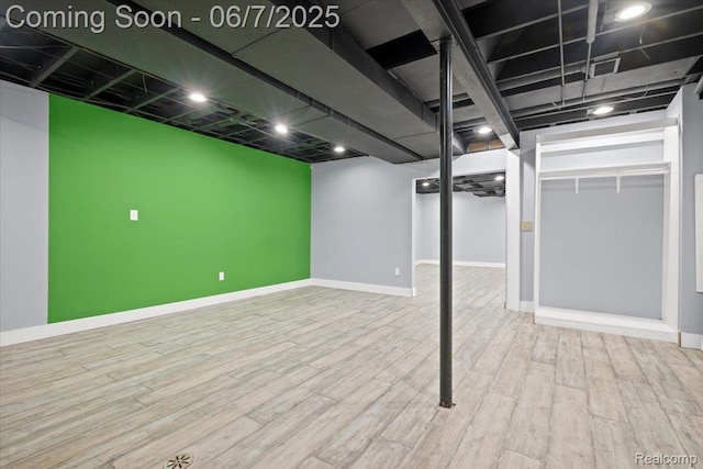 5602 Adderstone Dr, Clarkston, MI 48346 - finished basement with baseboards and wood finished floors