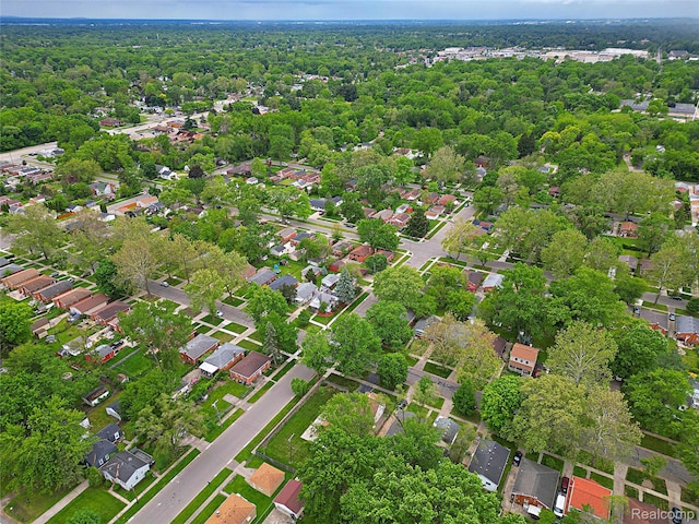 19444 Inkster Rd, Redford, MI 48240 - aerial view of property and surrounding area with nearby suburban area