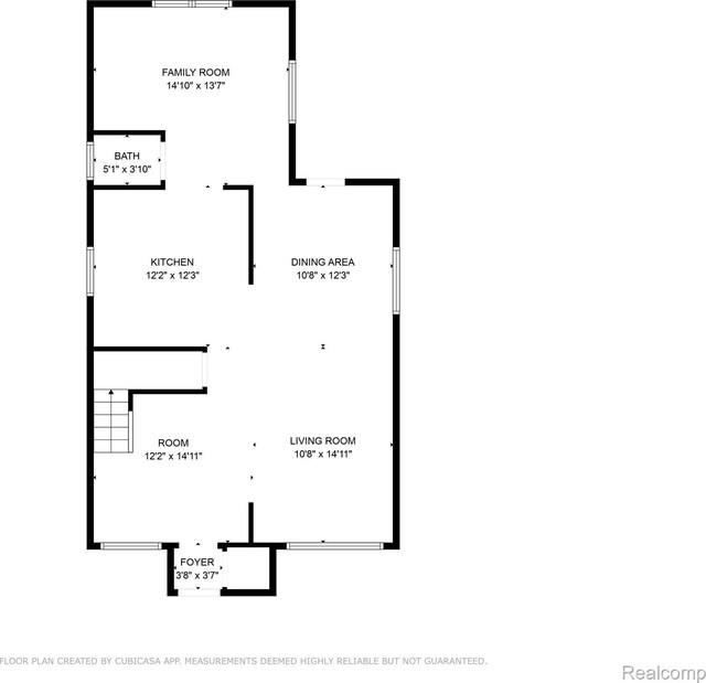 2547 Seyburn St, Detroit, MI 48214 - floor plan / room layout