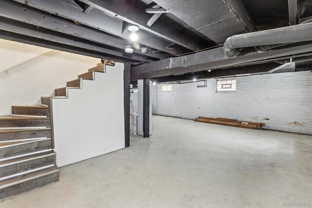2547 Seyburn St, Detroit, MI 48214 - below grade area with stairway