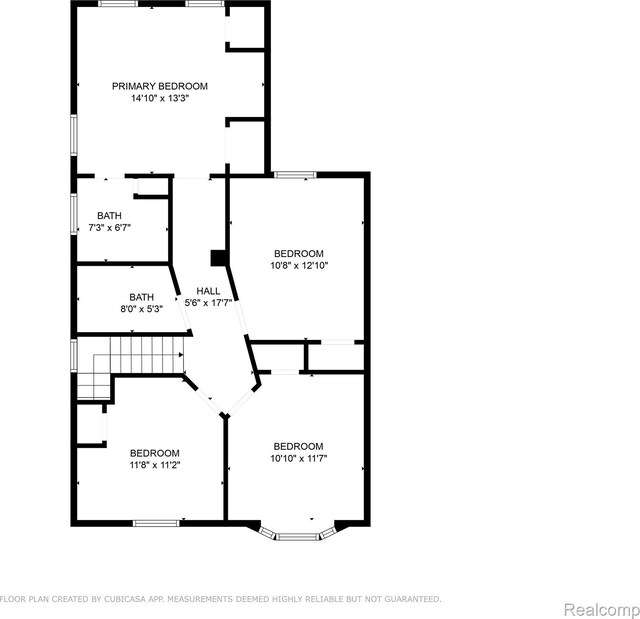 2547 Seyburn St, Detroit, MI 48214 - floor plan / room layout