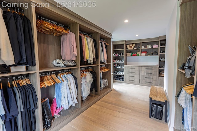 923 S Glenhurst Dr, Birmingham, MI 48009 - walk in closet featuring wood finished floors