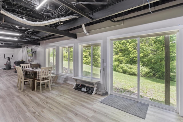 5885 Lammers Rd, Hastings, MI 49058 - dining space with wood finished floors