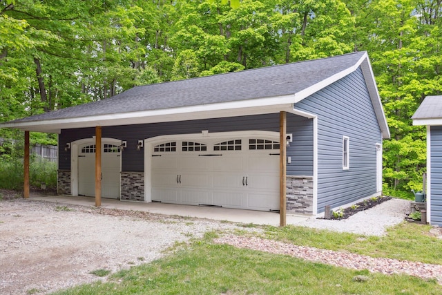 5885 Lammers Rd, Hastings, MI 49058 - view of detached garage